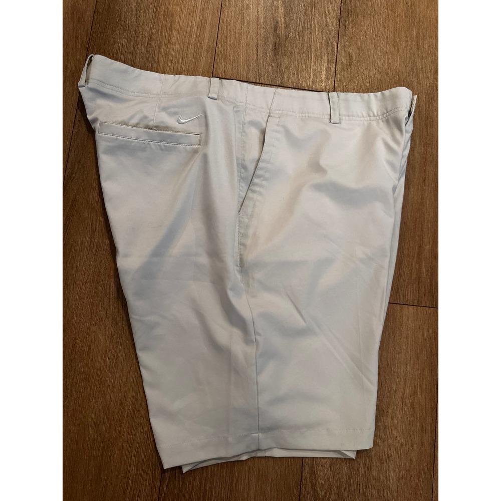 Nike Golf Dri-FIT Shorts Mens 40 Light‎ Gray Flat Front Performance Athletic